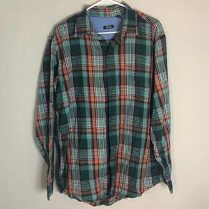 IZOD l Plaid Flannel Shirt